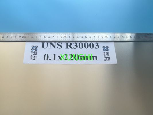 R30003 high strength non magnetic anti-corrosion elastic alloy strip